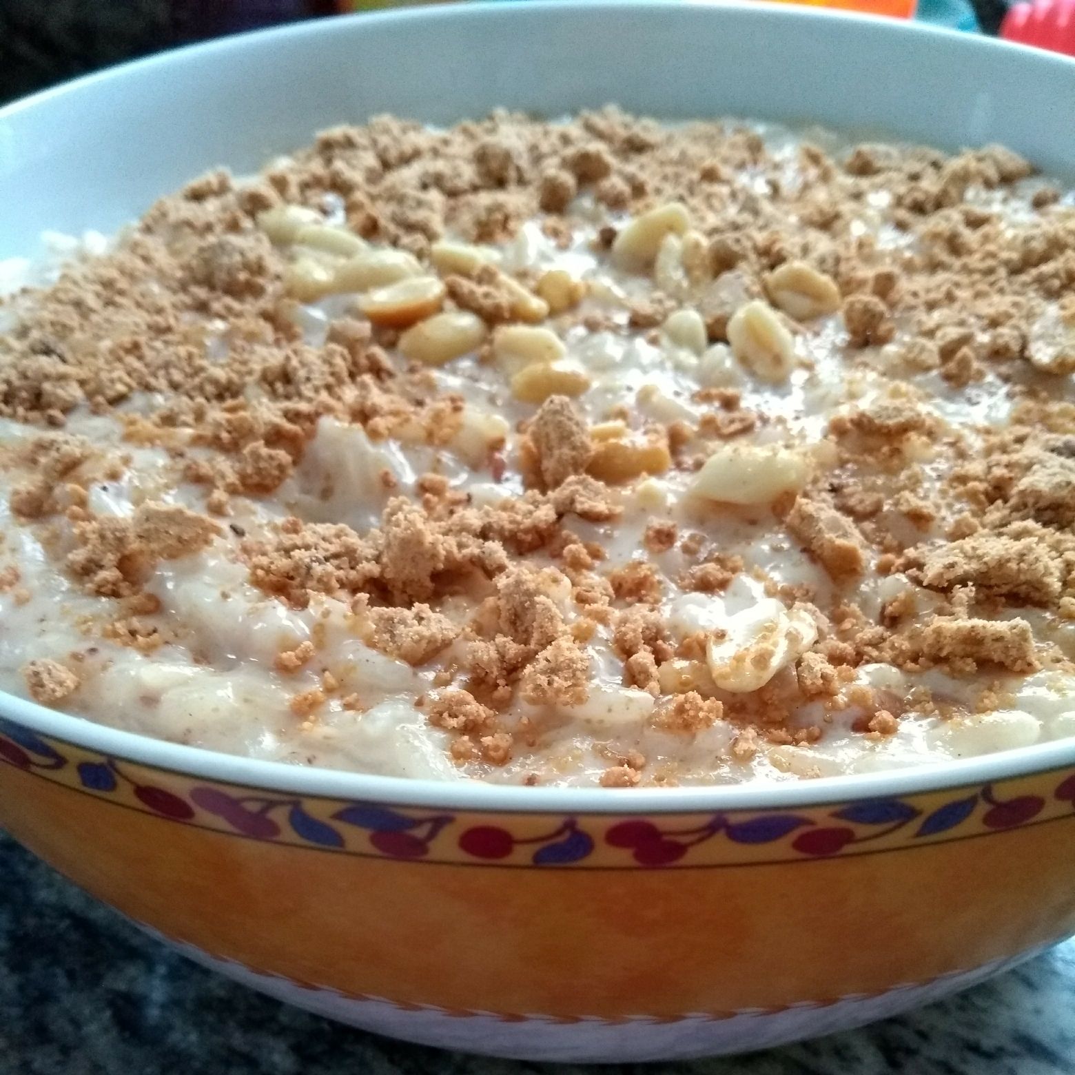 Arroz doce cremoso da Gra