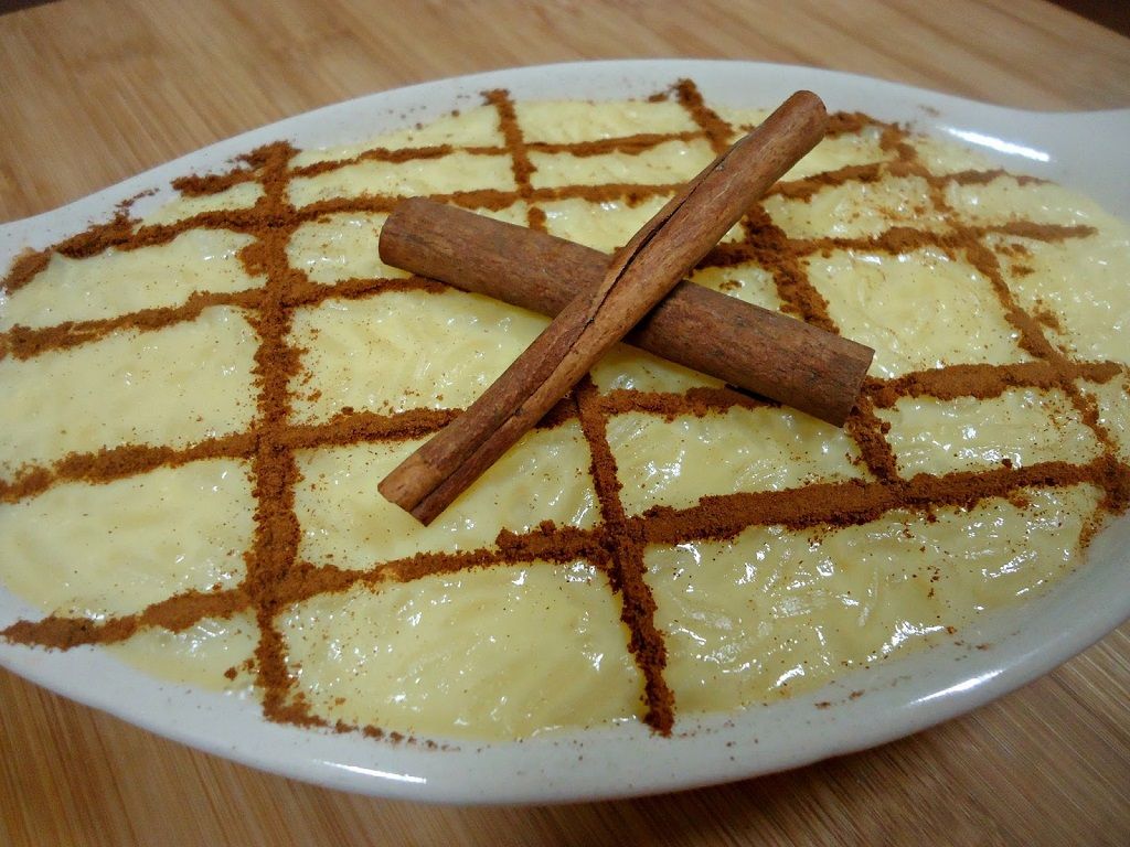 Arroz doce português tradicional