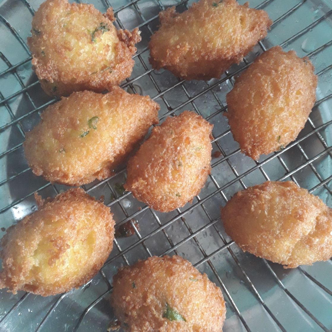 Bolinho de arroz delicioso