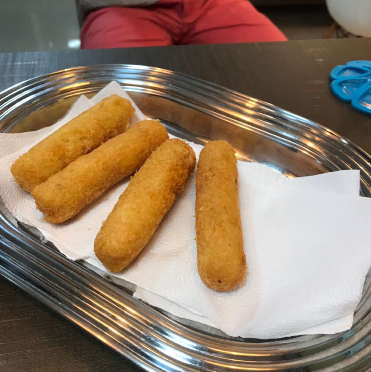 Bolinho de bacalhau Aurea e Eleazer