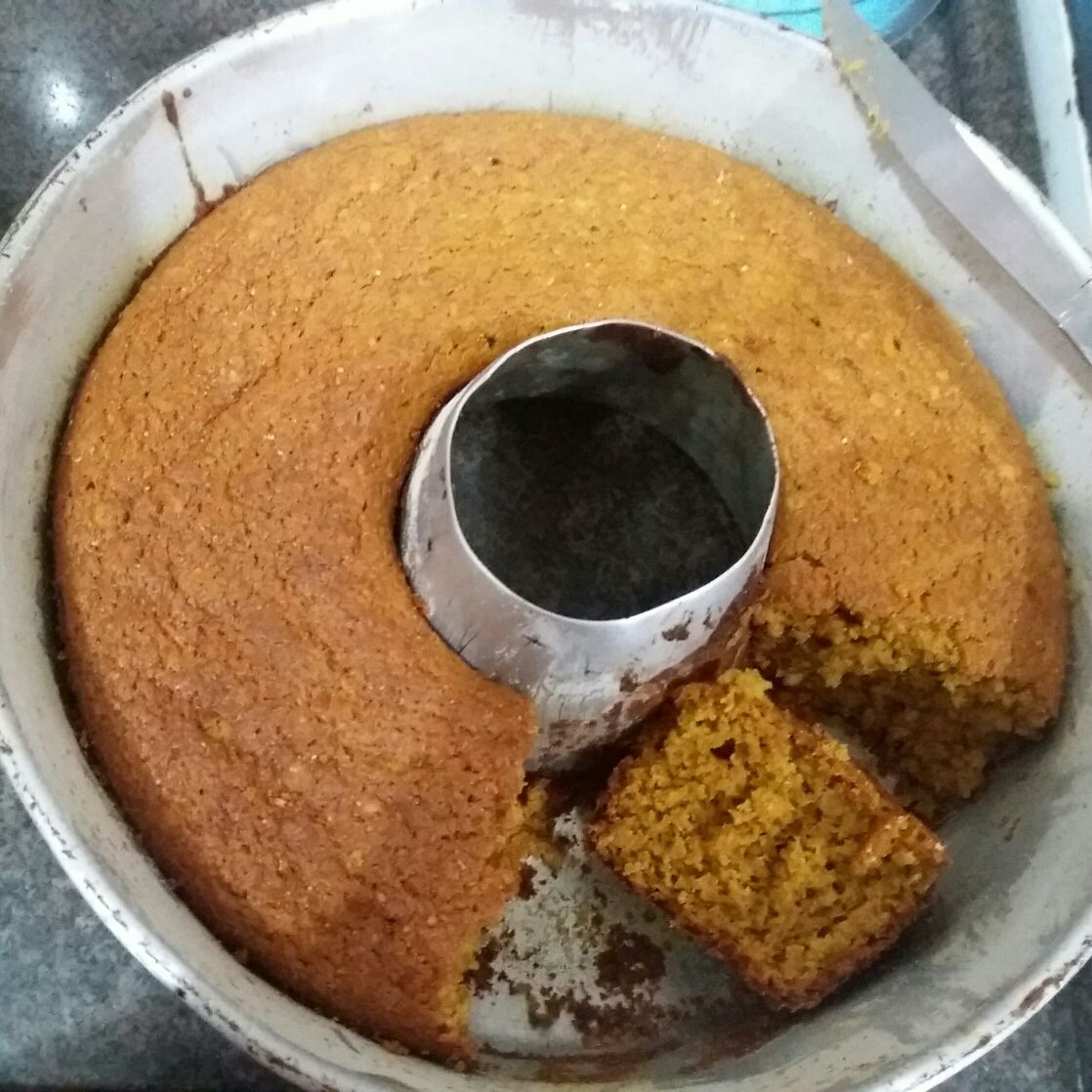 Bolo de cenoura integral