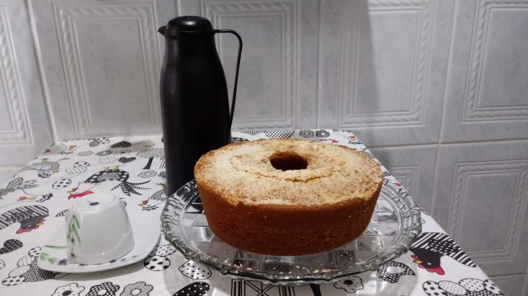 Bolo de coco verde