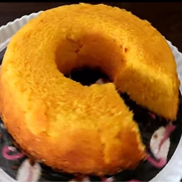 Bolo de milho fácil com fubá