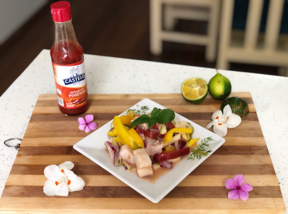 Ceviche típico peruano