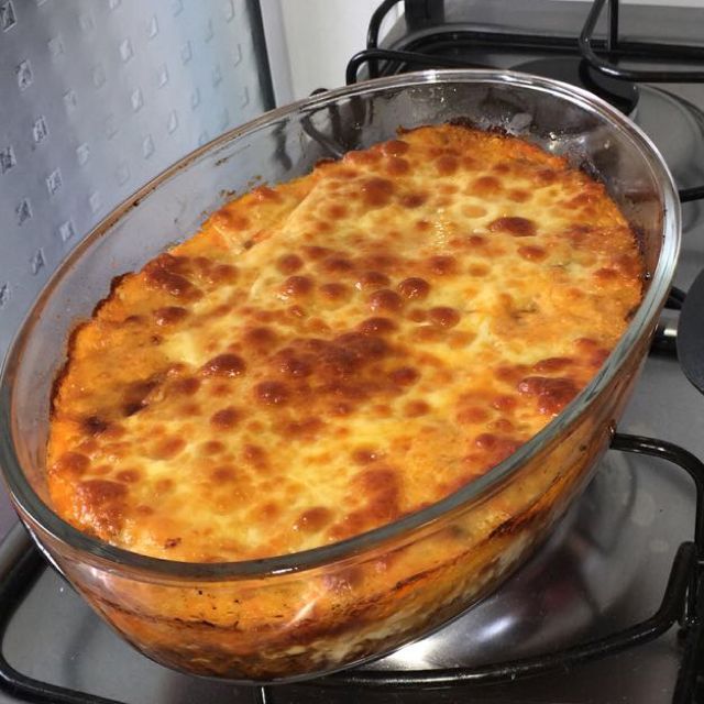 Escondidinho de batata doce