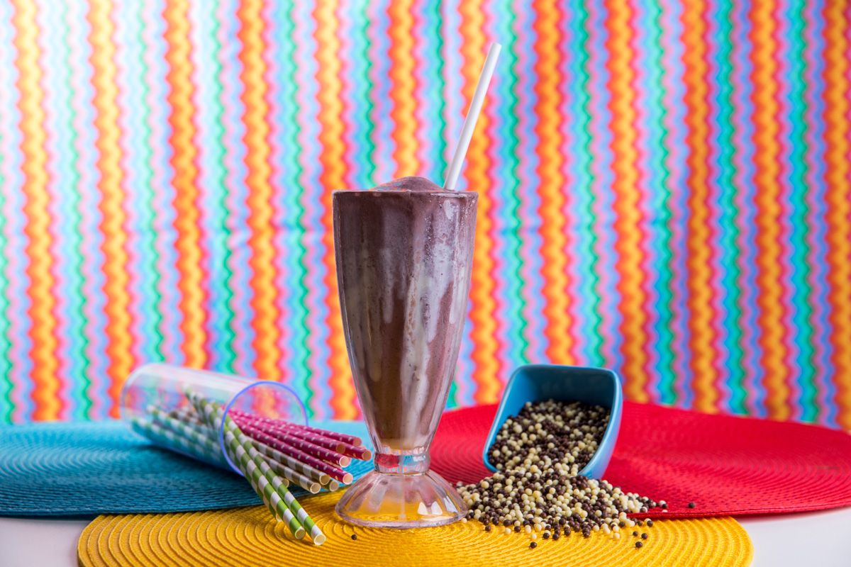 Milkshake de açaí