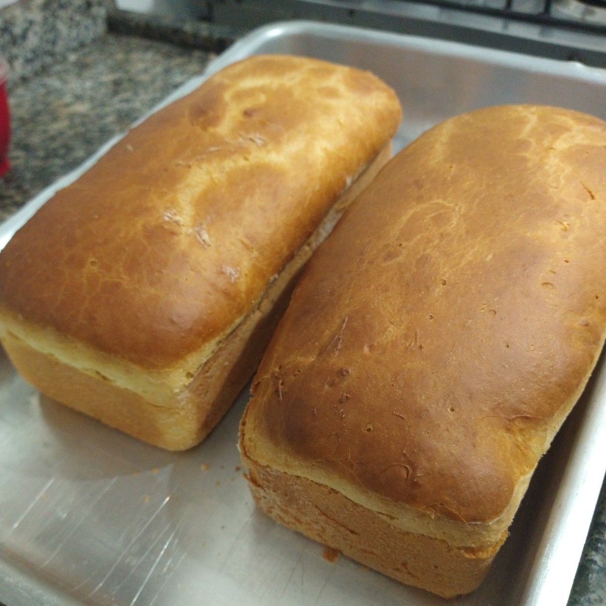 Pão caseiro de batedeira