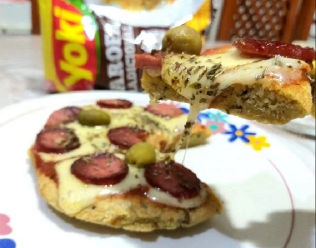 Pizzarofa de linguiça calabresa