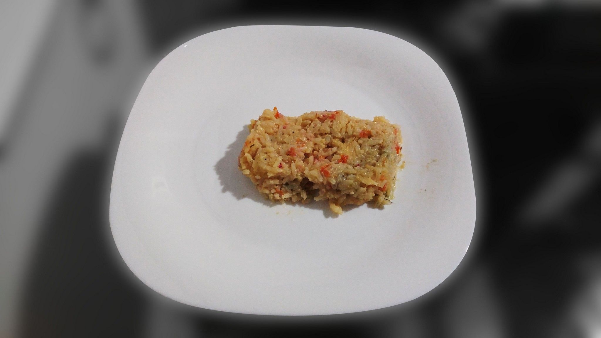 Risoto quatro queijos e tomate