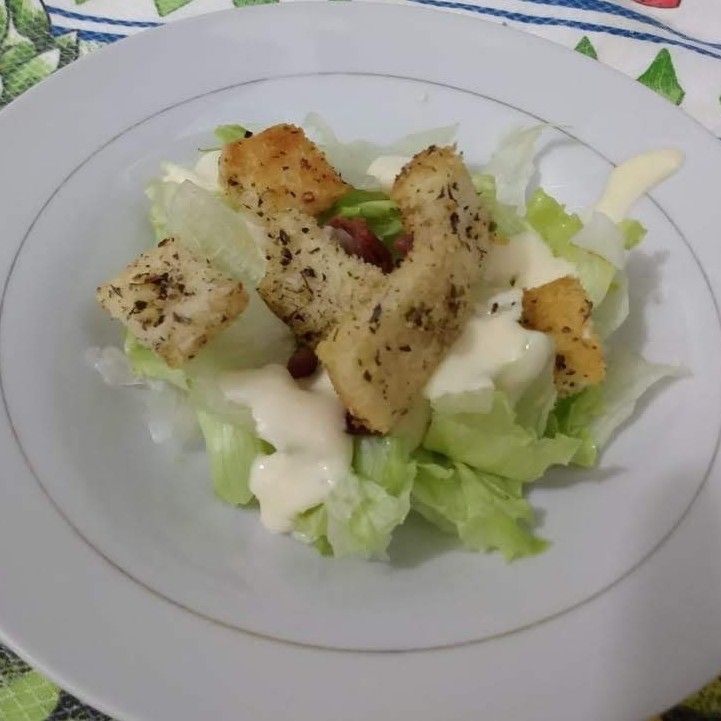 Salada ceaser fácil