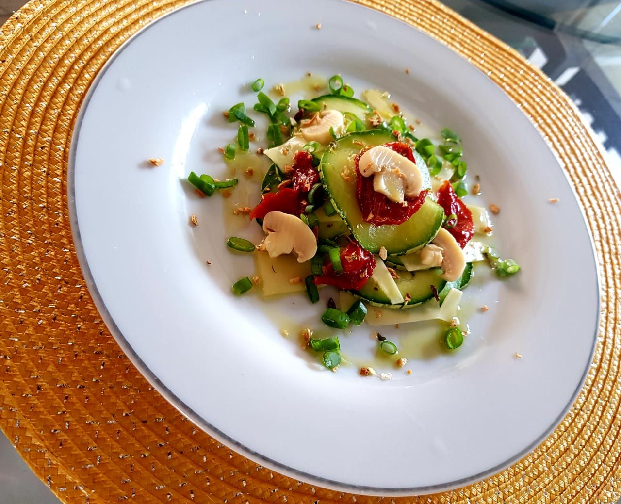 Salada de abobrinha da Nana