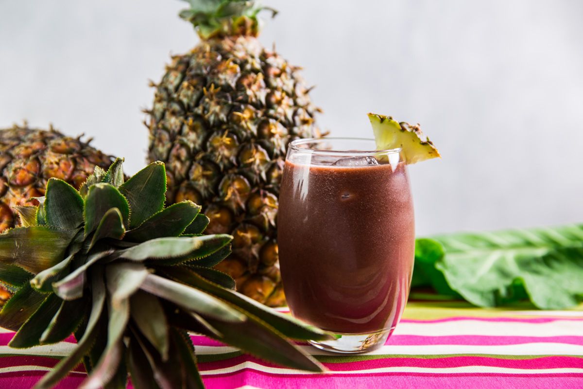 Suco detox de açaí